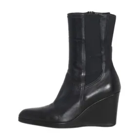 Arch Support Wellness Seekers Durable Build Airport Travel Prada Sport Leather Wedge Boots