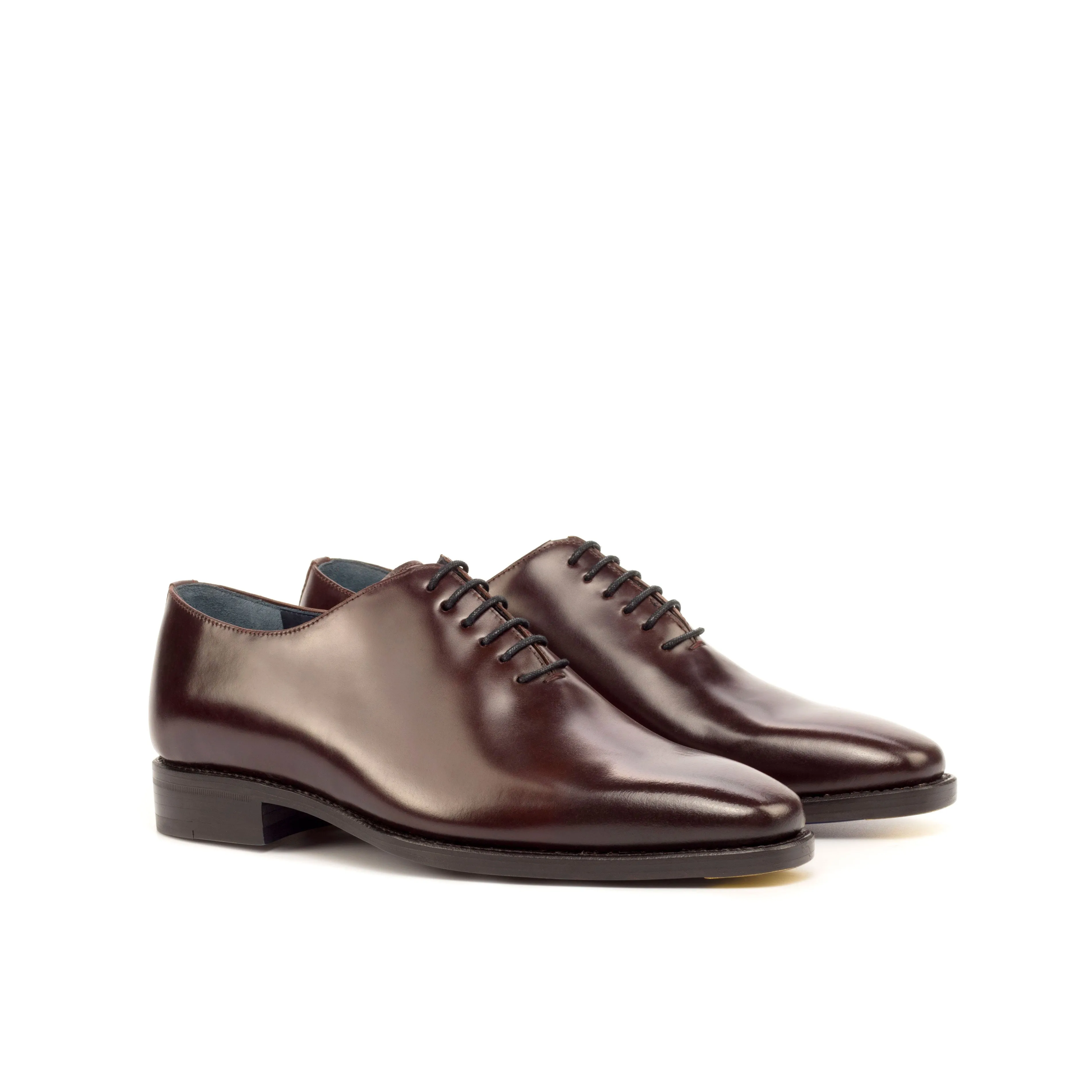 Burgundy Shell Cordovan Wholecut Slim Profile
