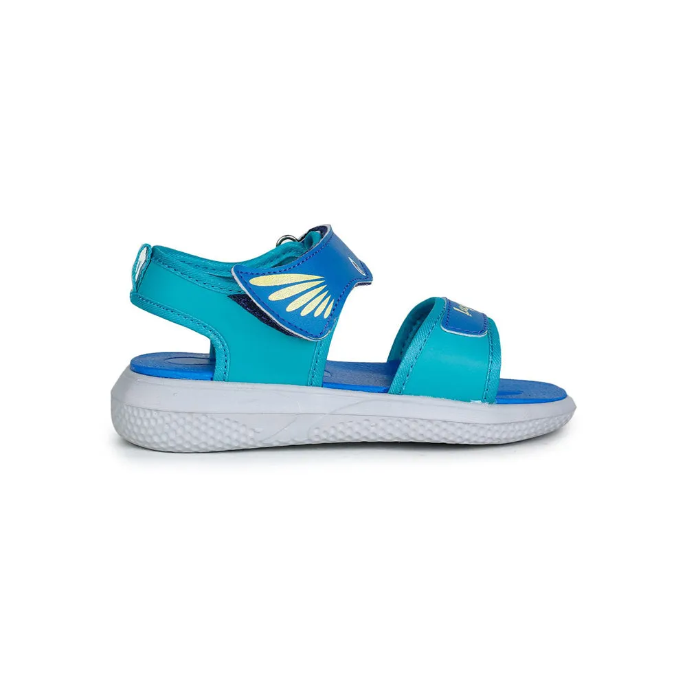 Lucy & Luke Blue Casual Sandal For Kids HIPPO-1 By Liberty Sandal Insoles
