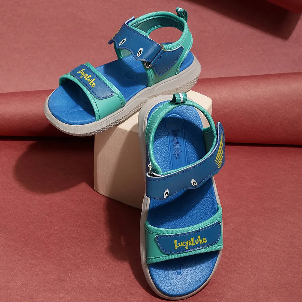 foam Lucy & Luke Blue Casual Sandal For Kids HIPPO-1 By Liberty