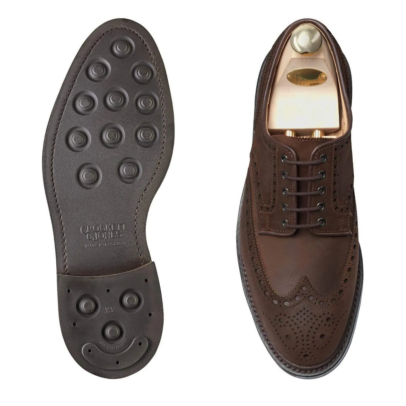 Cardigan 4 Dark Brown Rough-Out Suede Suede