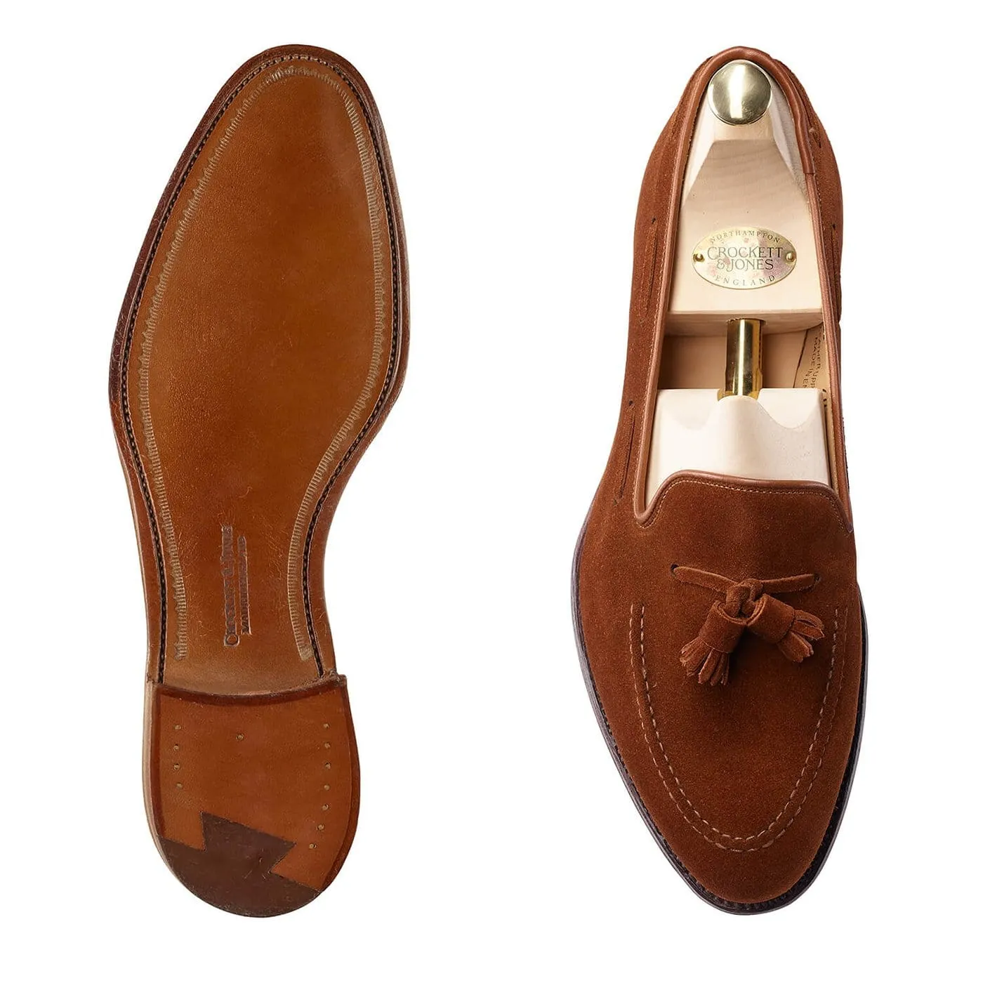 Heel Power Carly Polo Brown Calf Suede