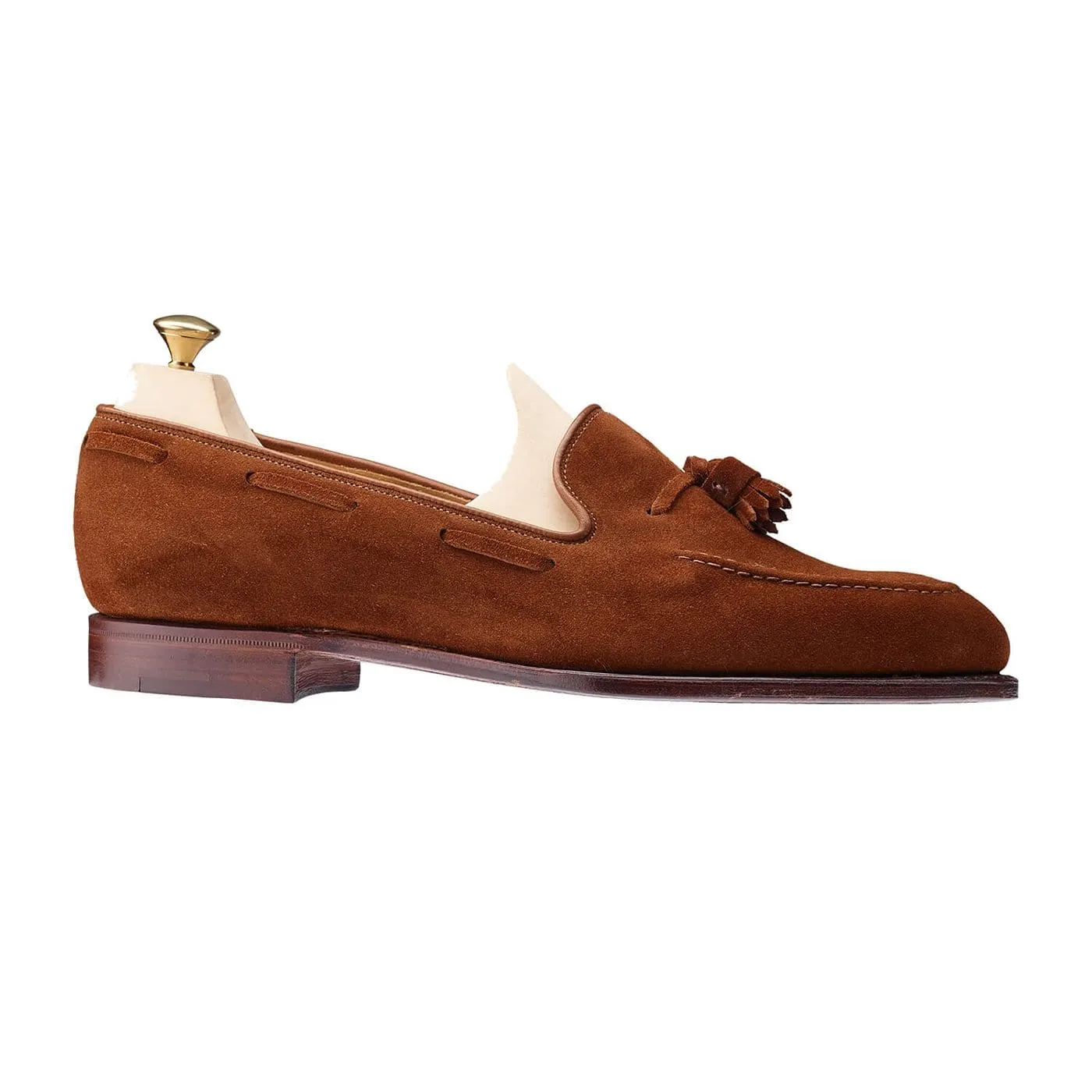 Carly Polo Brown Calf Suede Fish Dock