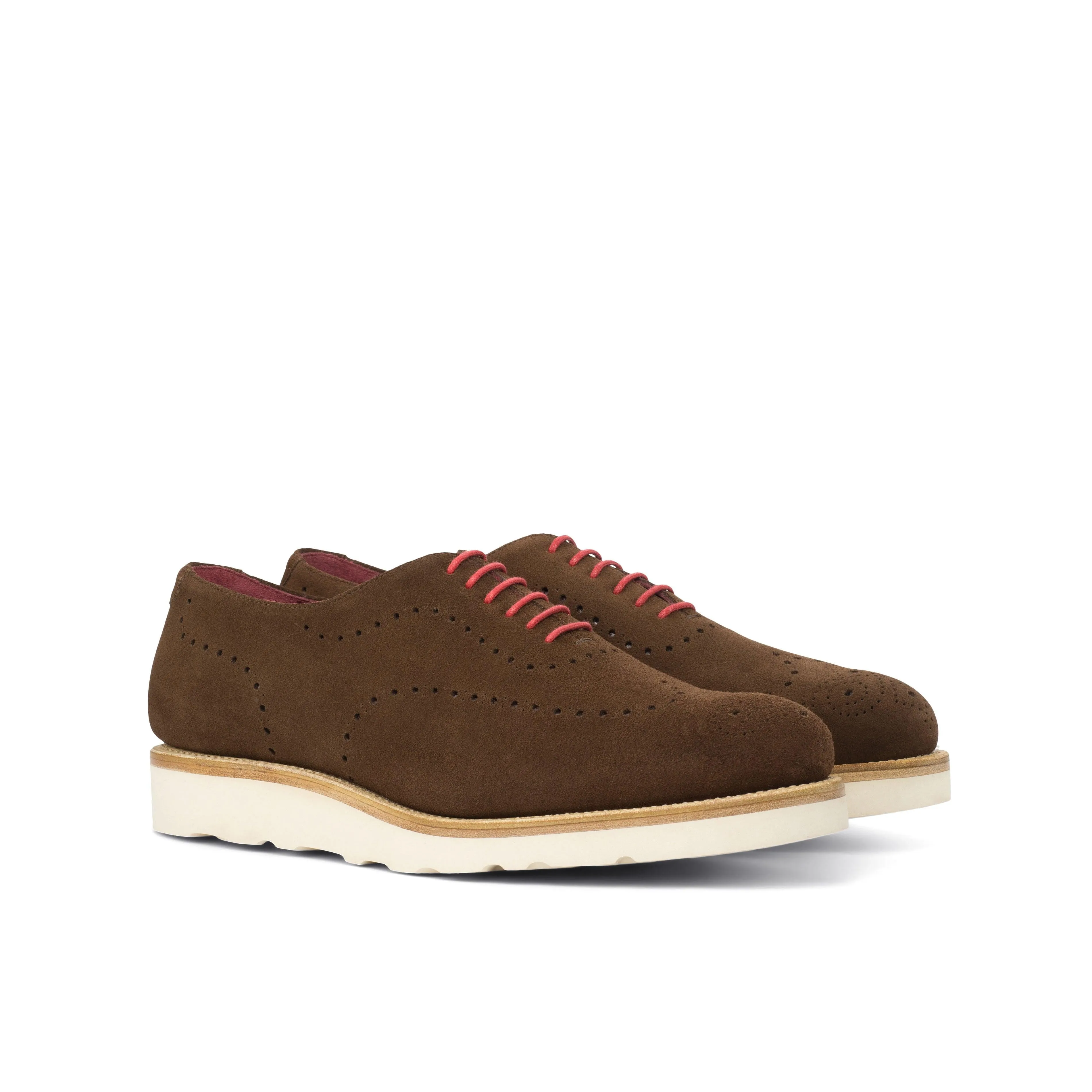 Stylish Appeal Sport Shade Casual Brown Suede Wholecut Shoes