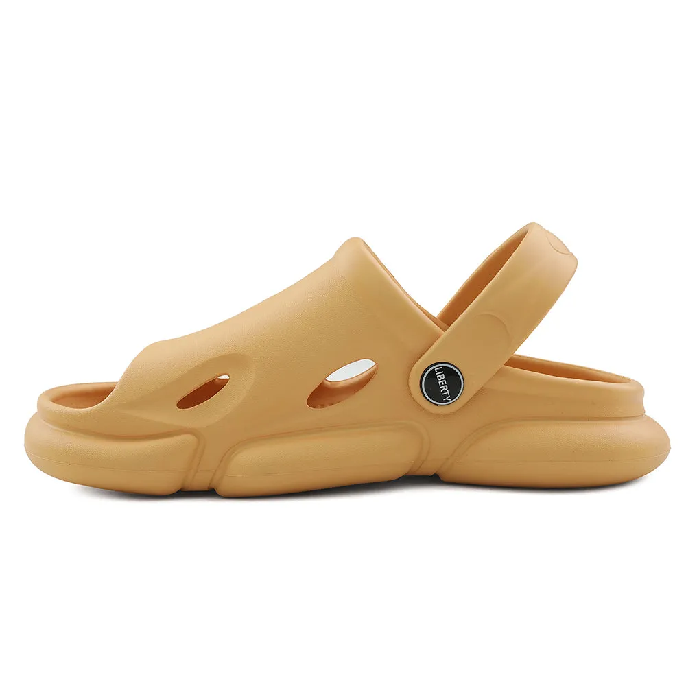 A-HA Mustard Casual Clogs For Kids BEACHFIT01 By Liberty Modern Style