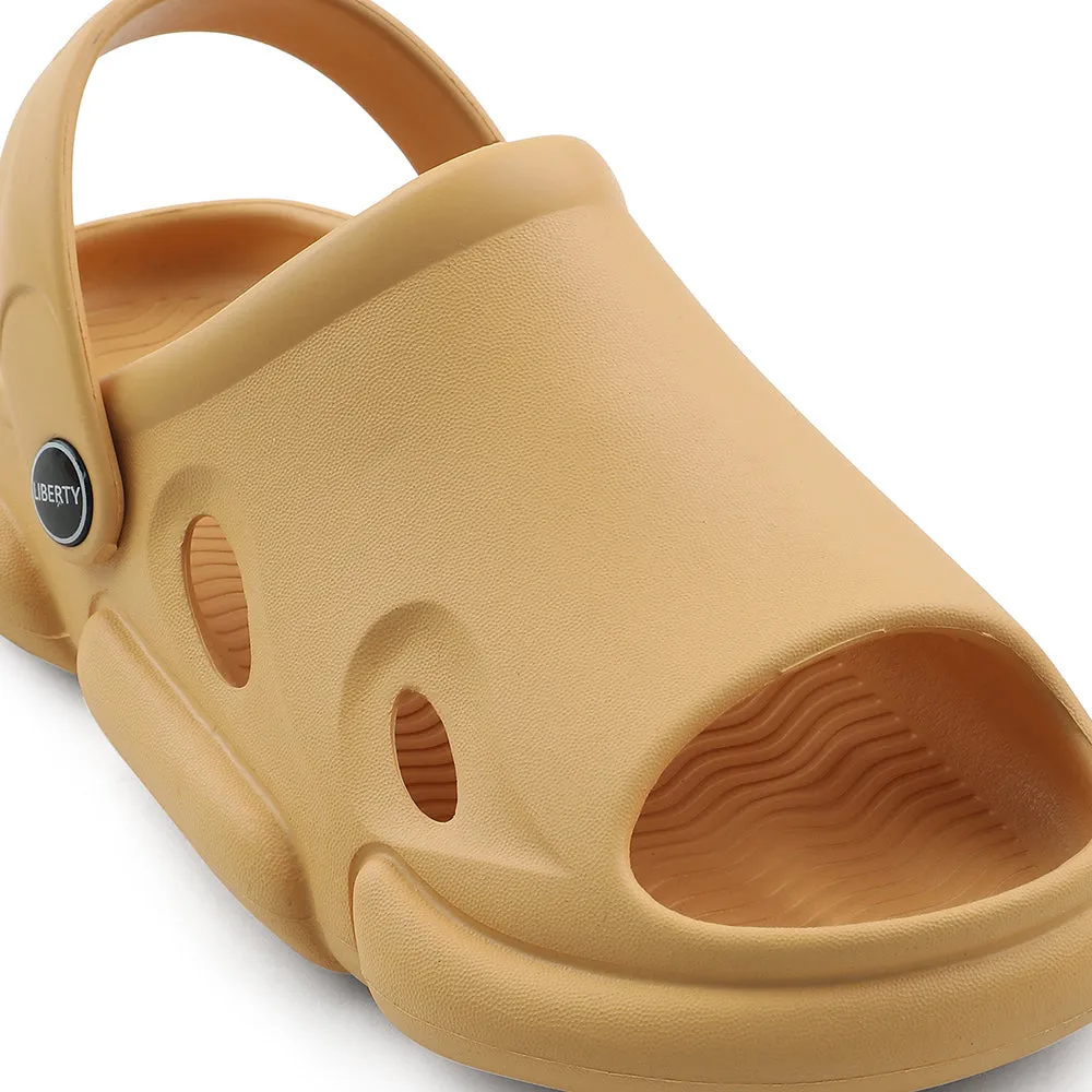 Heat resistant Outdoor Style A-HA Mustard Casual Clogs For Kids BEACHFIT01 By Liberty