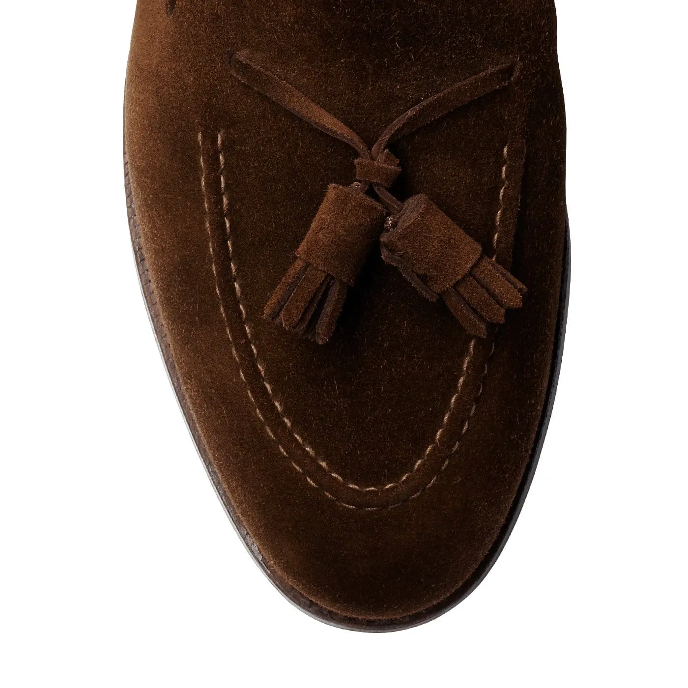 Cavendish Dark Brown Calf Suede Quick On Fire Glow Slip Guard