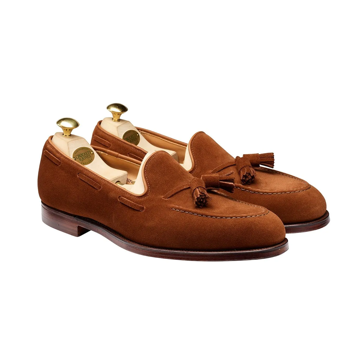Life Glow Chic Design Cavendish Polo Brown Calf Suede Stylish Comfort Shoes