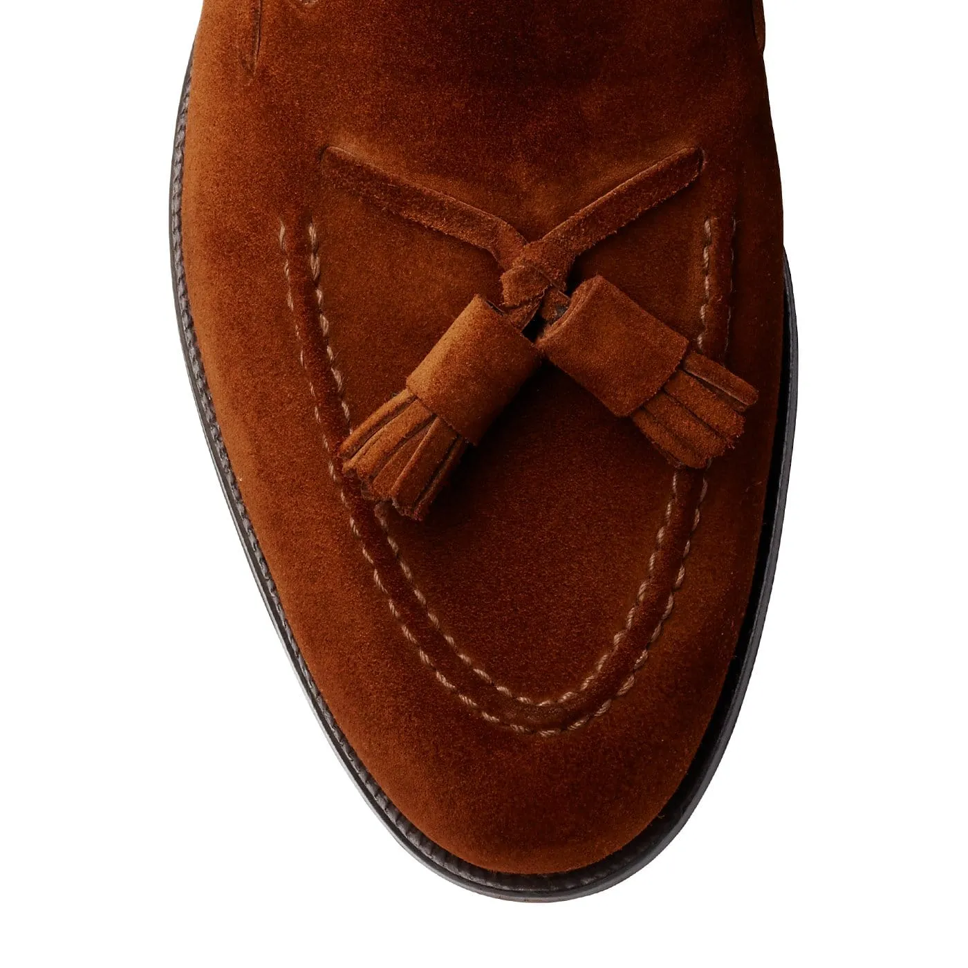 Cavendish Polo Brown Calf Suede Stylish Comfort Shoes Animal Touch