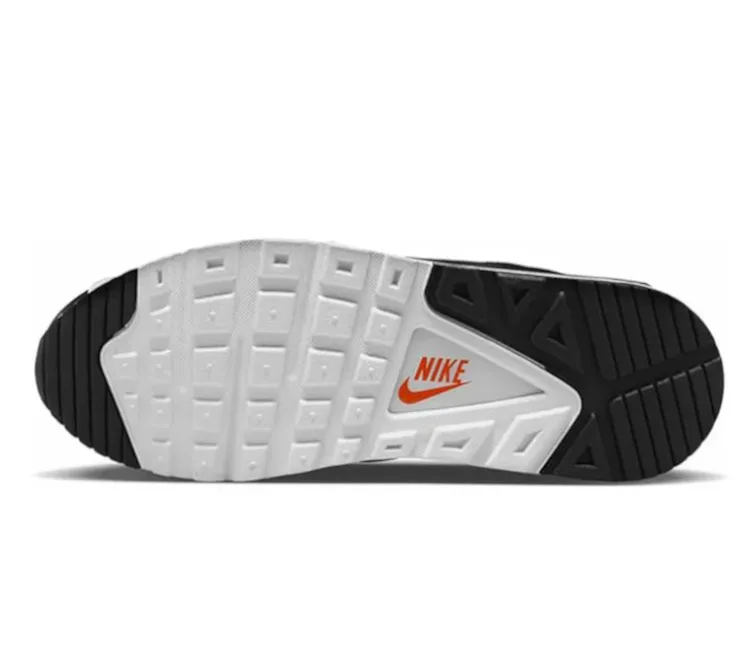 Nike Air Max Command (White/Back-Max Orange) Distinctive