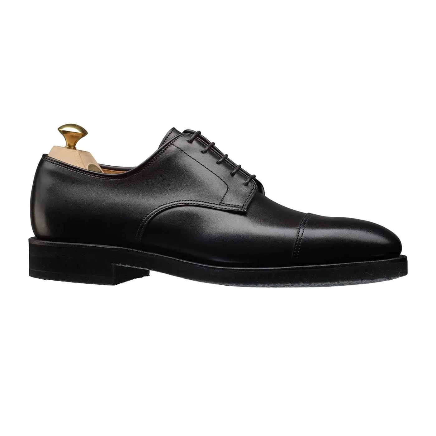 Bradford Black Calf Leather Smooth Bright shade