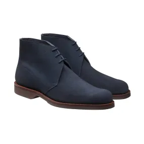Arch Support Shoes Chukka 4 Indigo Reverse Butt Suede