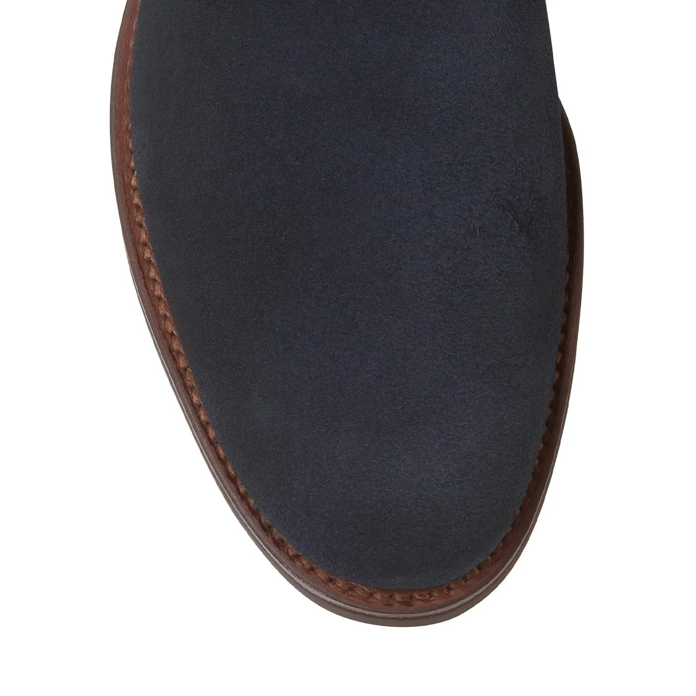 Hook Loop Chukka 4 Indigo Reverse Butt Suede