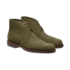 Chukka 4 Olive Reverse Butt Suede Metro Style Sky Glow