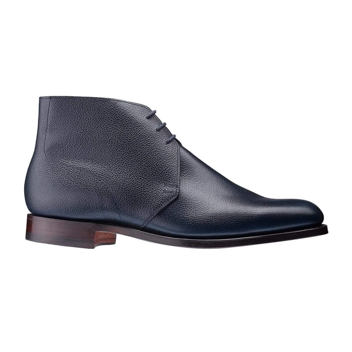 Chukka Navy Pebble Grain Indoor Comfort Embossed design