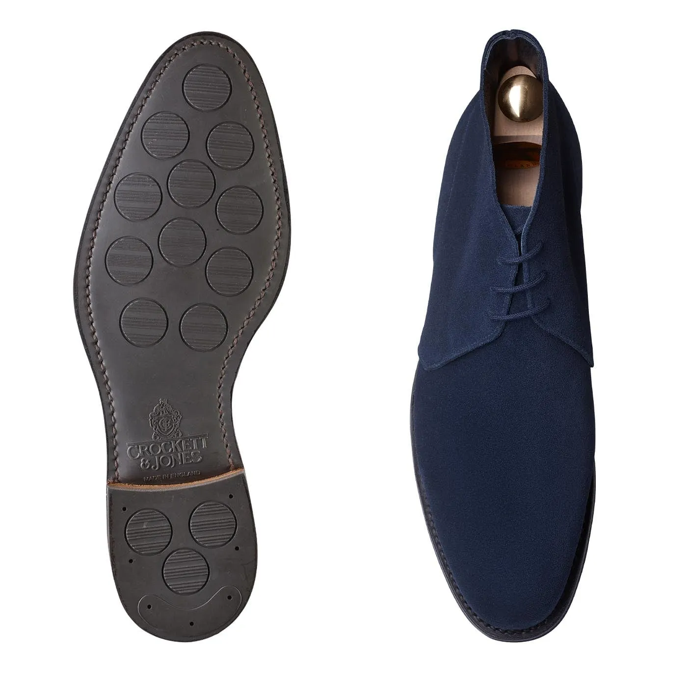 EVA sole Desk Day Chukka Ocean Suede