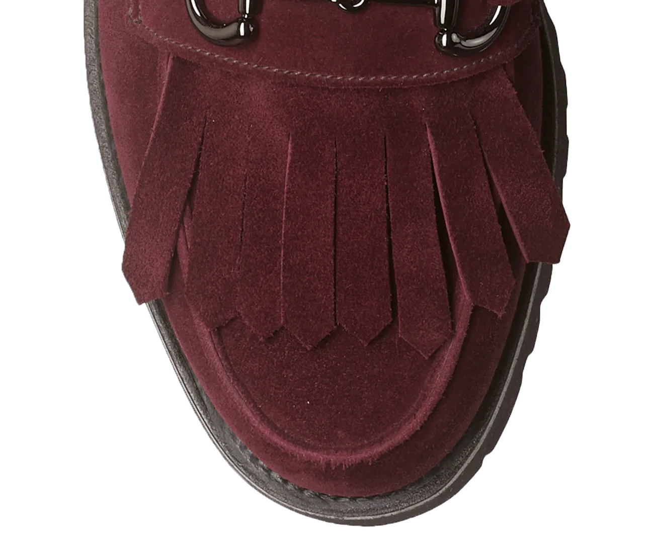Soft Insole Comfort Clara Plum Calf Suede