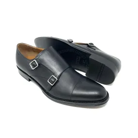 velvet feel Arch support Classic Slip-On Bally Mens Double Monk-Strap Shoe