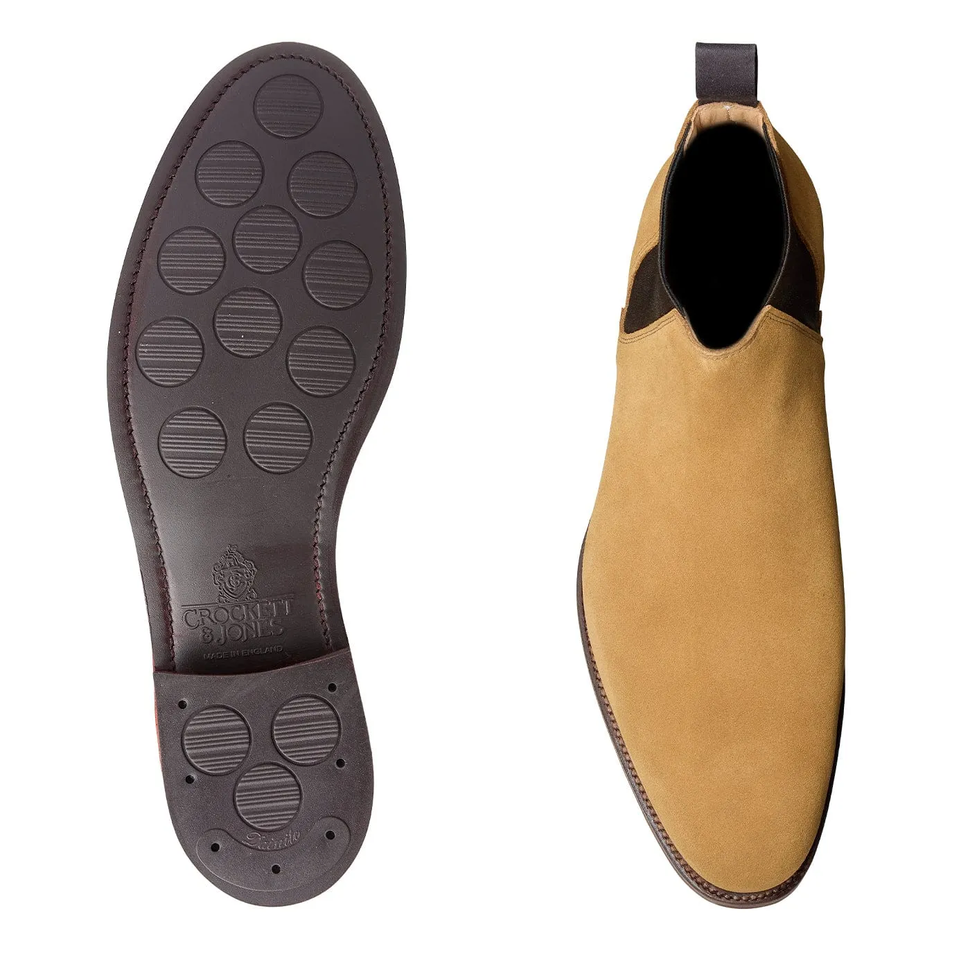 Cranton Camel Suede Shock Resistance Relaxed Style