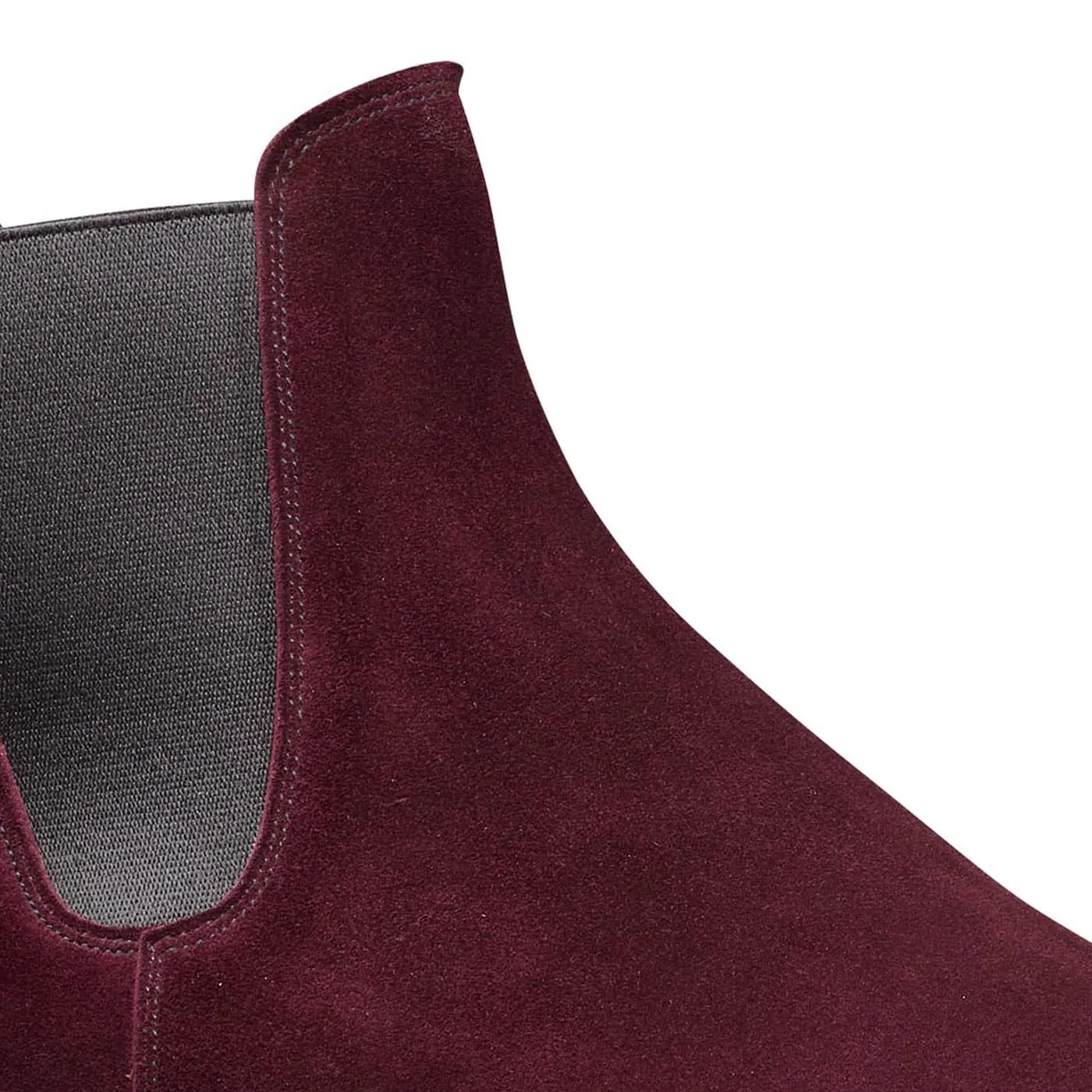 Margie Plum Calf Suede Narrow Shape Affordable Chic