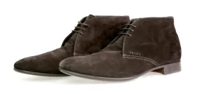 Center Stage Prada Men's Brown Leather Lace-up Shoes 2TF001