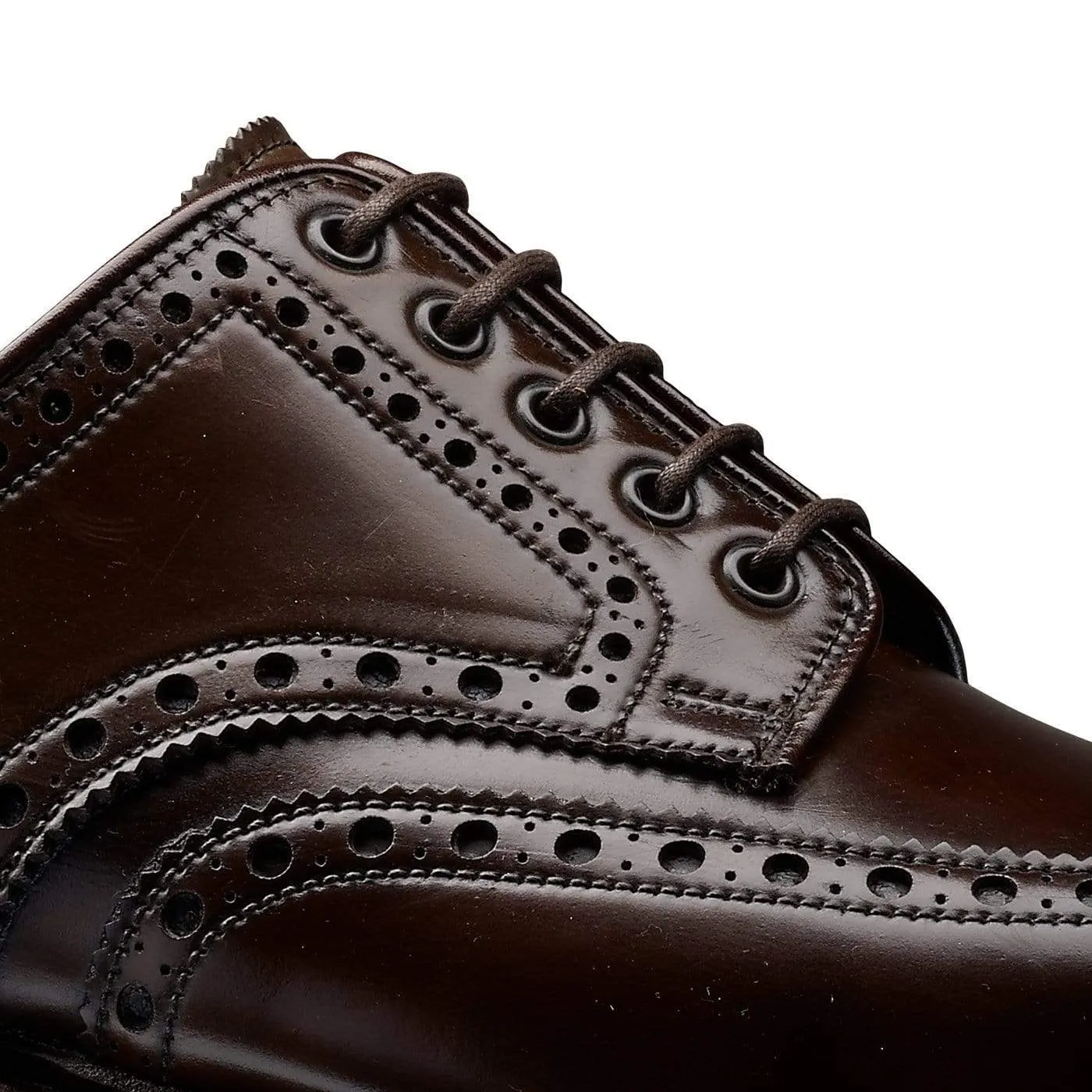 Cardigan 4 Dark Brown Cordovan Minimal Stitch