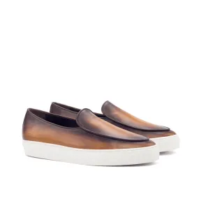 Herb Trail Quick Fit Cognac Regular Patina Belgian Sneakers