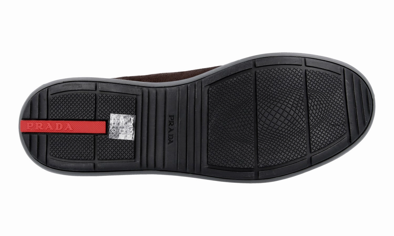 Prada Men's Brown Leather Half-Boot 4T3153 Rain Wear