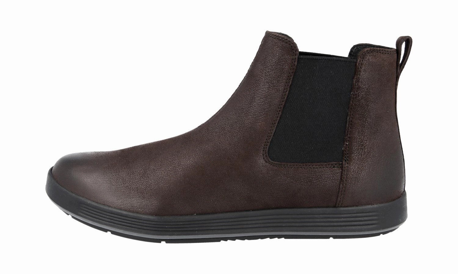 Prada Men's Brown Leather Half-Boot 4T3153 Active Boot