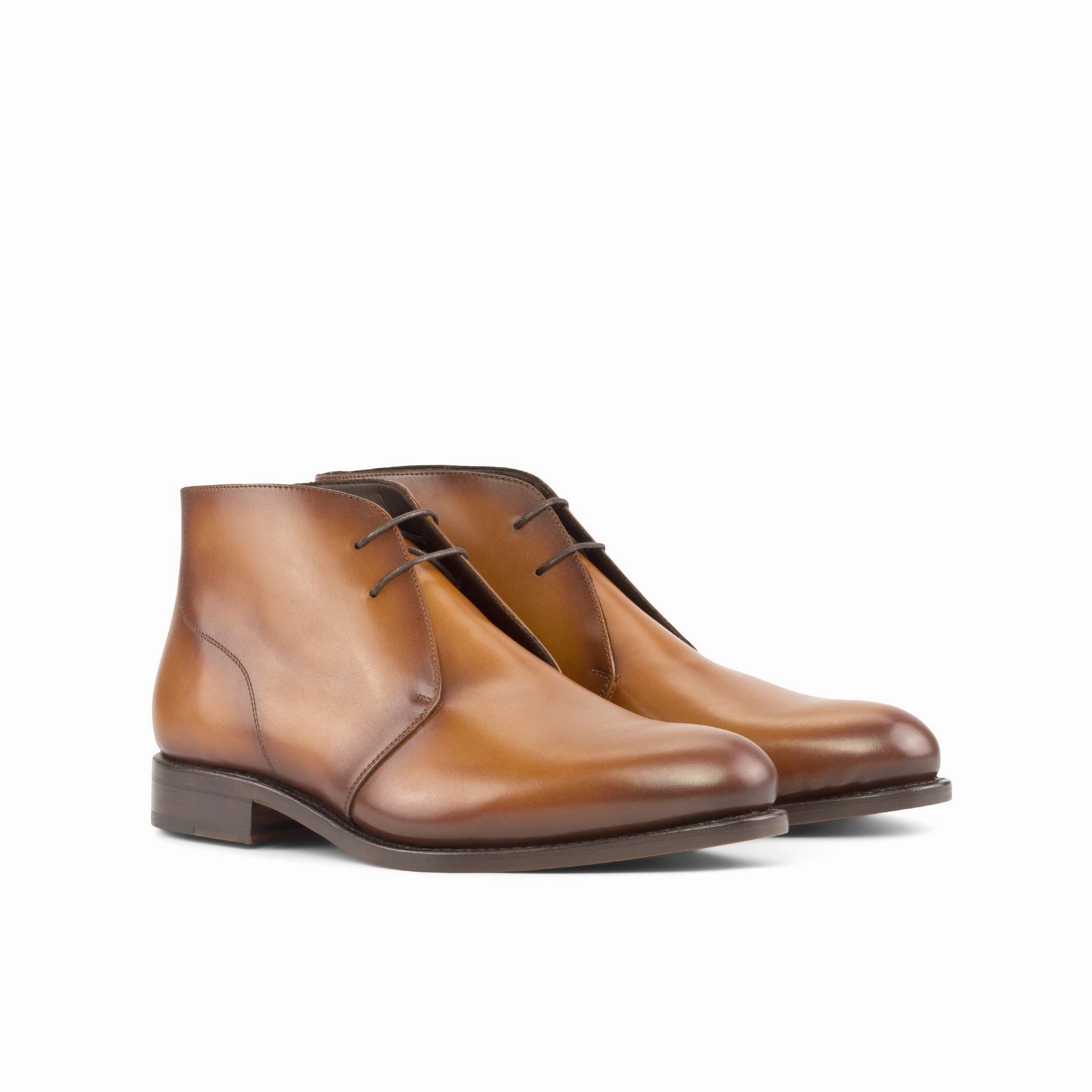Cognac Calf Chukka Boots Essential Comfort
