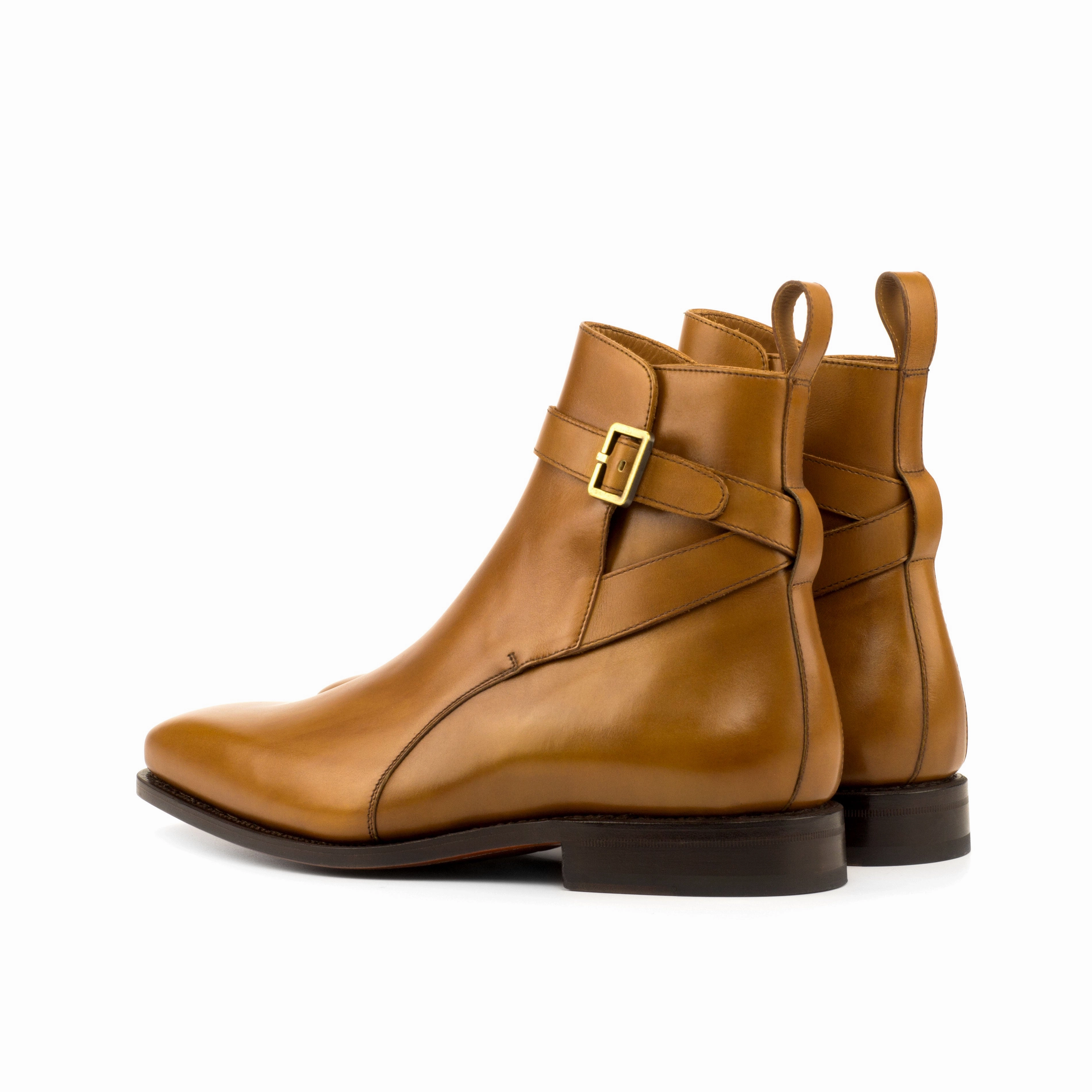 Adventure Driven Cognac Calf Leather Jodhpur Boots