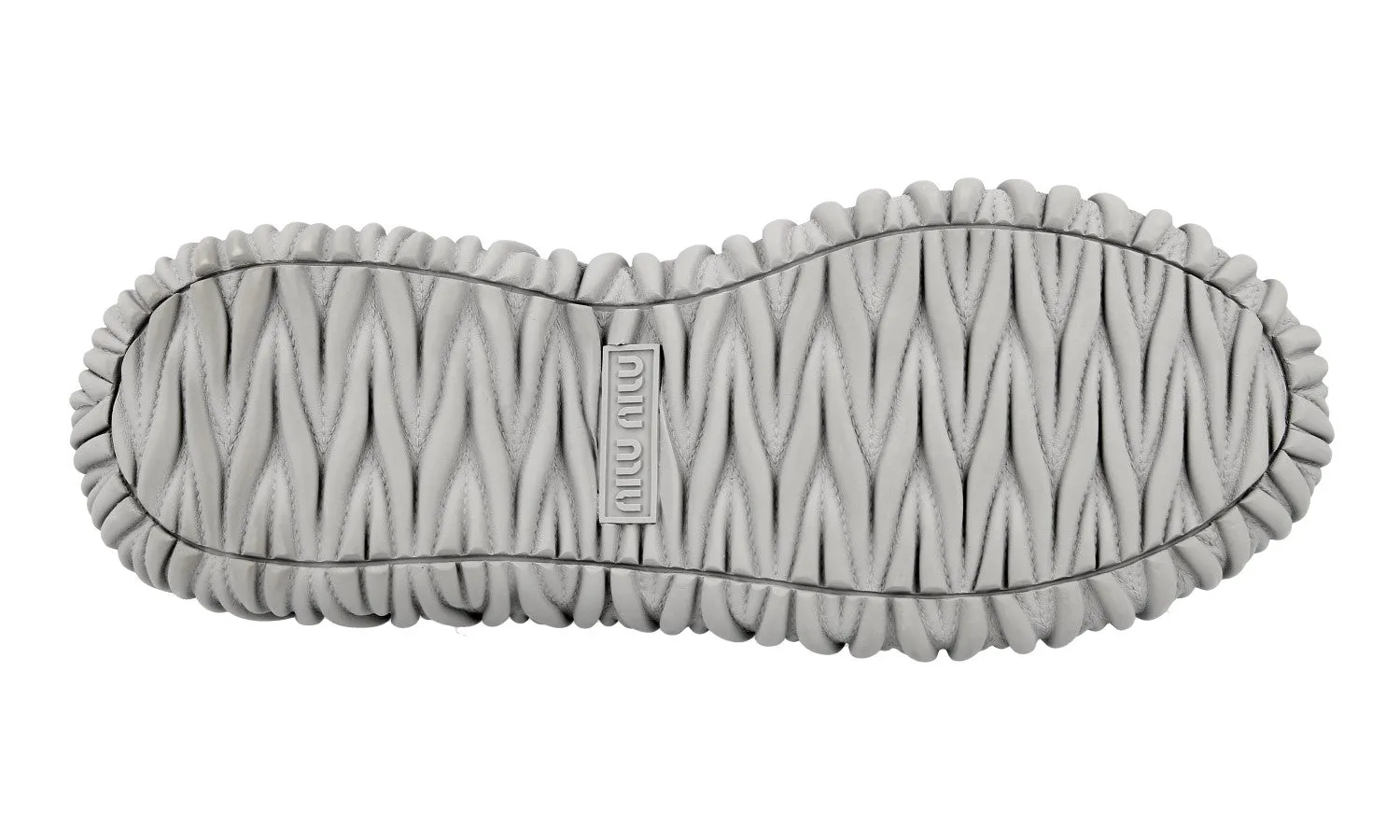 High arch support Midfoot Stability Miu Miu Women's Grey Sneaker 5S375D