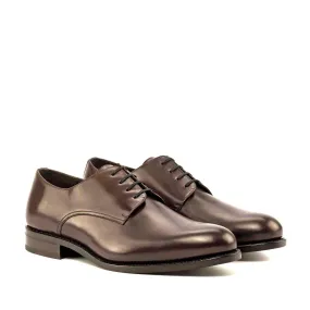 Durable Everyday Fit Derby dark brown box calf