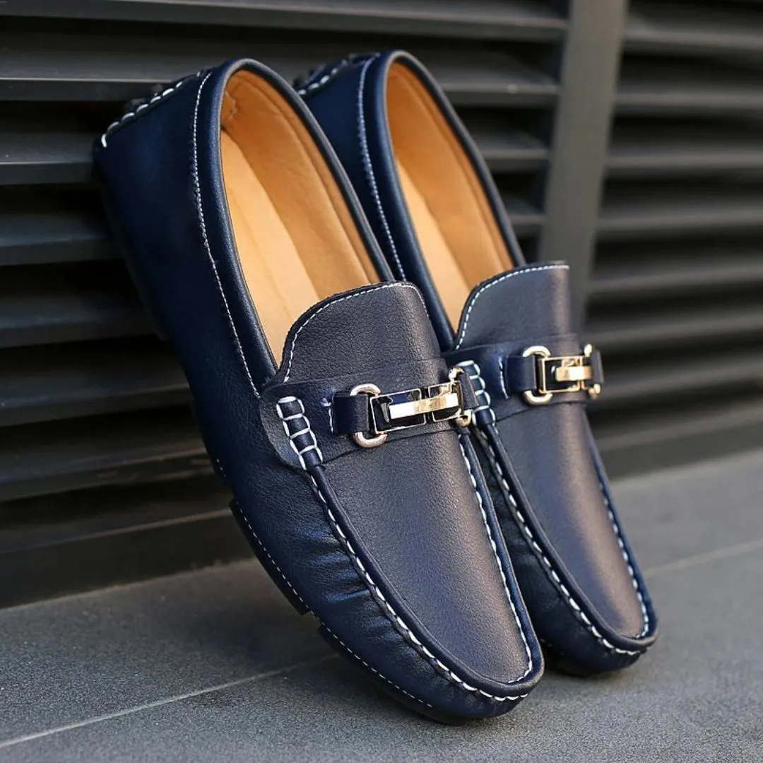 Abrasion resistant Lorenzo Genuine Leather Loafers