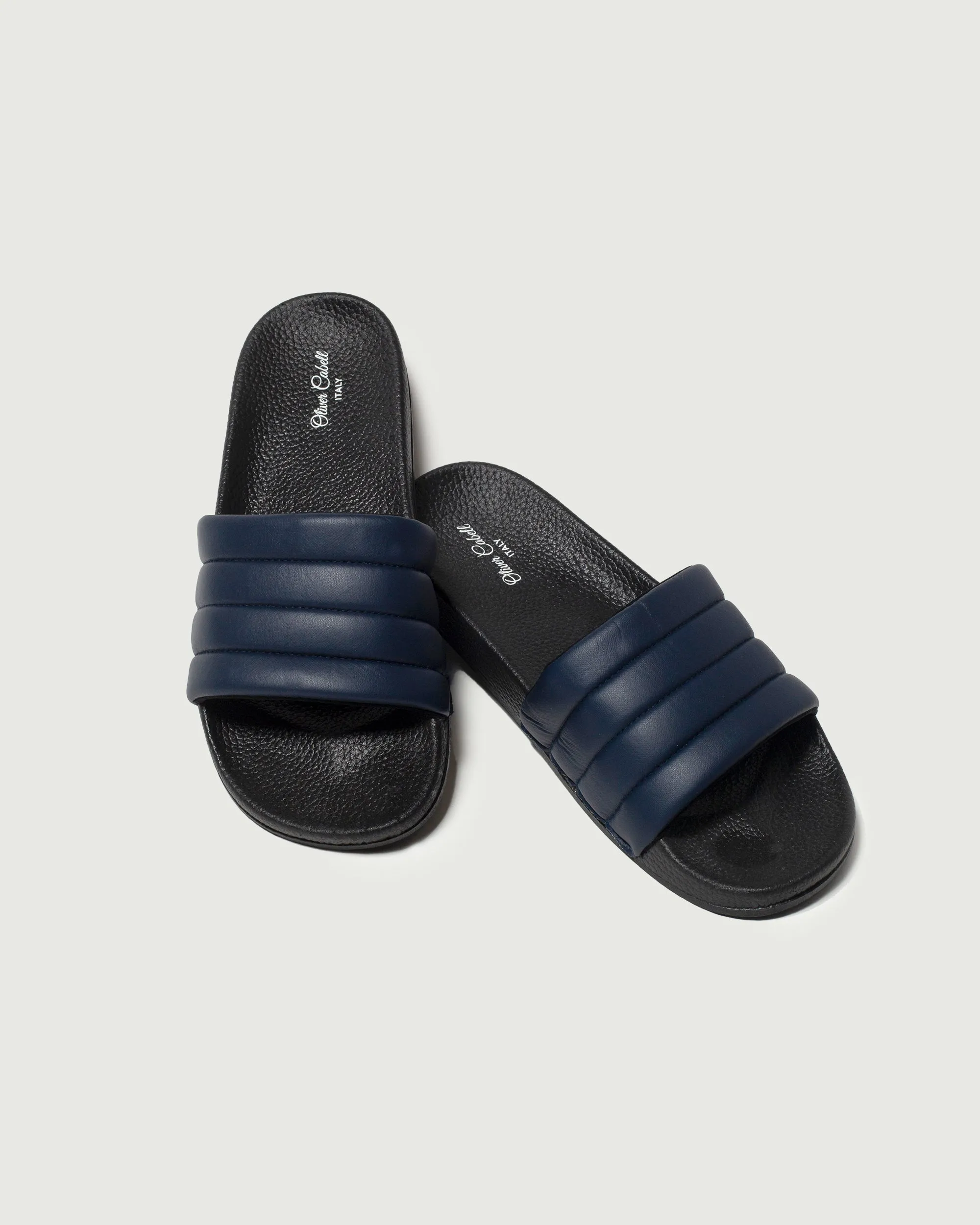 Vegan Slides | Navy Easy Beach Minimalist Look