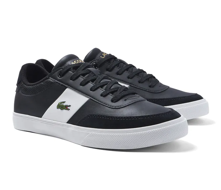 Grip Control Cushion Comfort Men's Lacoste Court Master Pro 222 1 (Black/Off White)