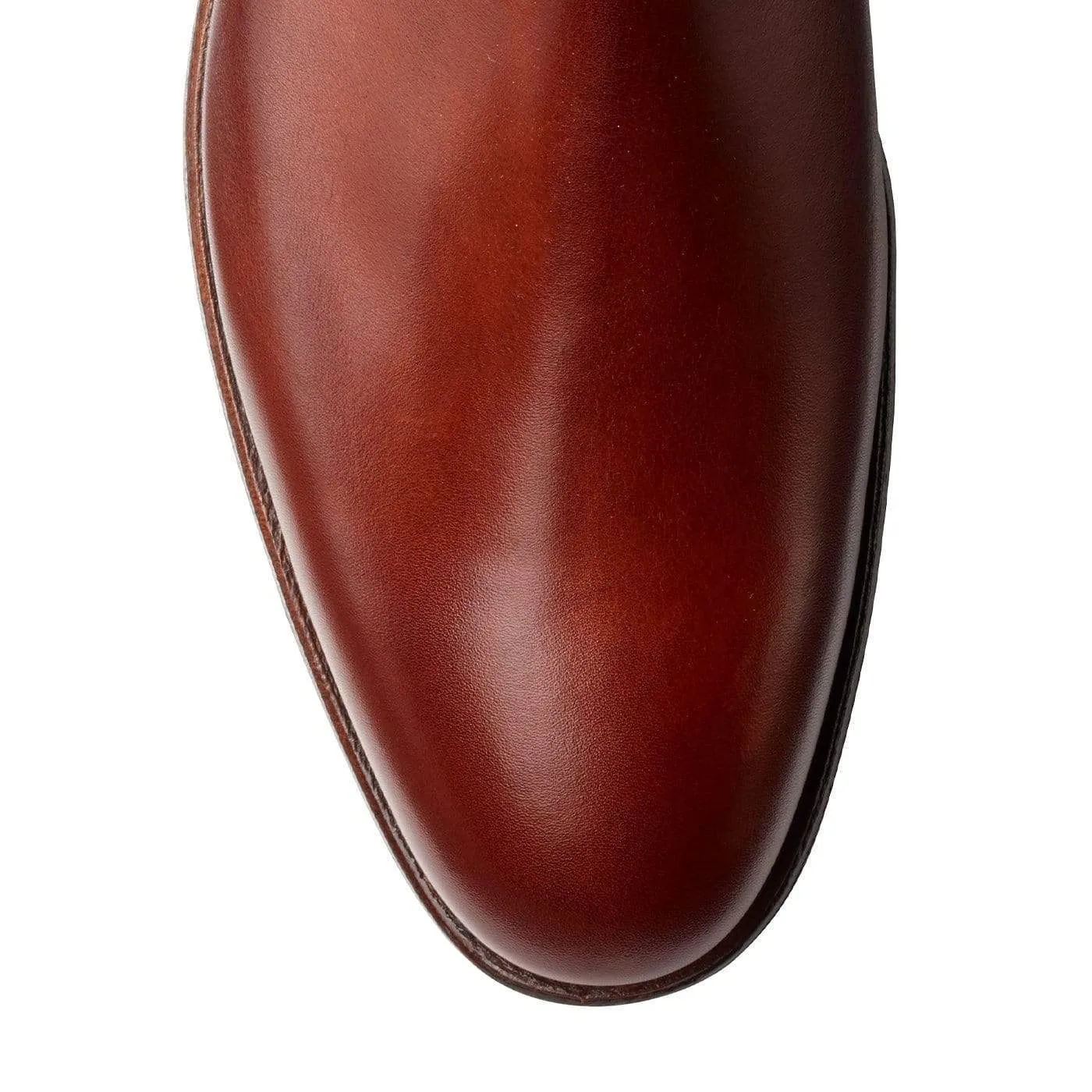 Bonnie Chestnut Calf Chisel Cut Anti Slip Sole