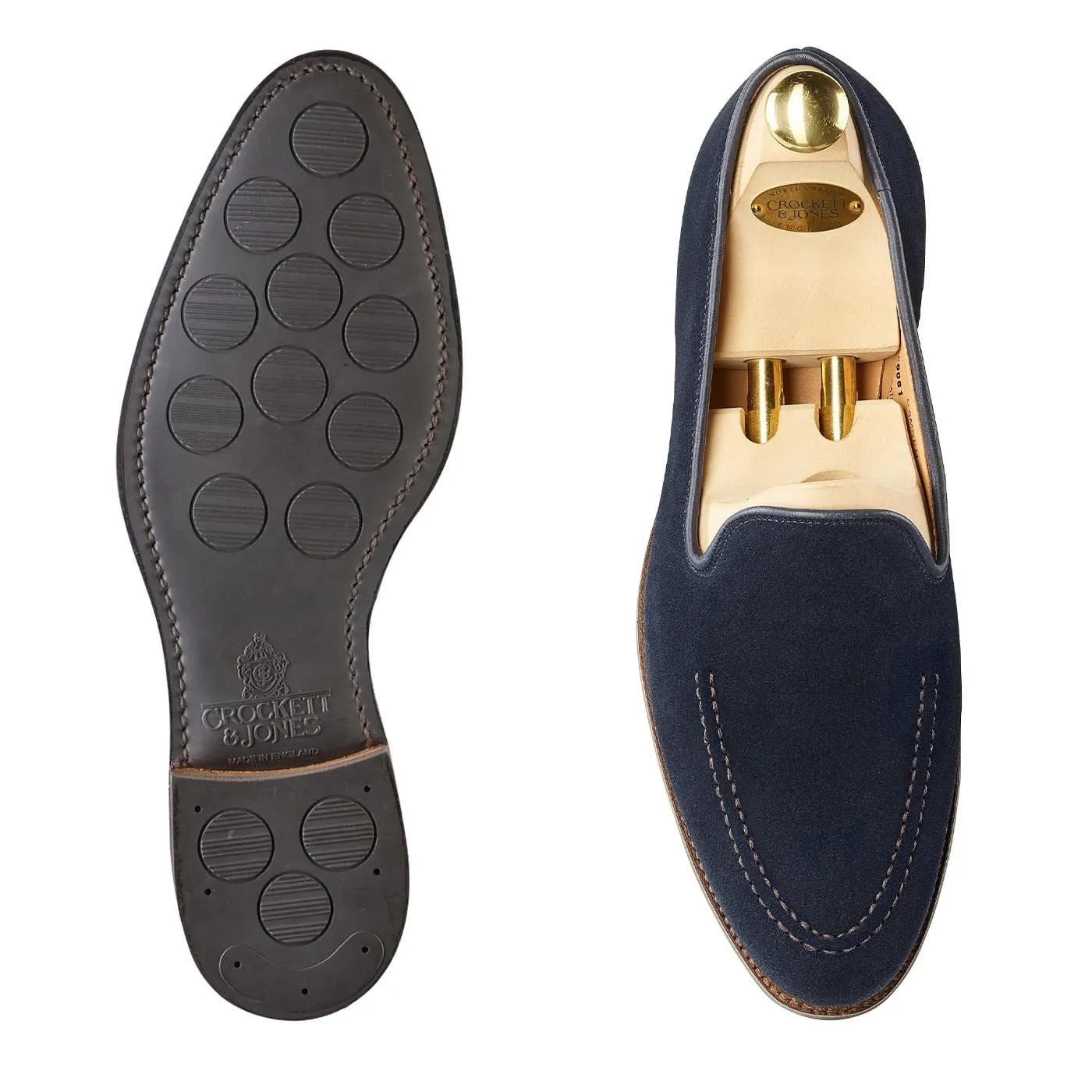 Camden Ocean Suede Fire Glow