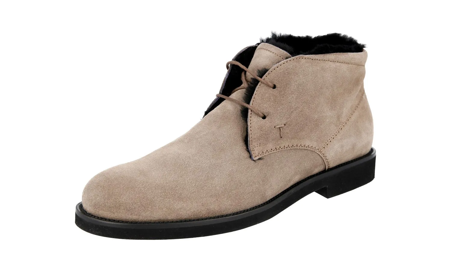 Club Shade Light Knit Tod's Men's Beige Leather Lace-up Shoes XXM0WP