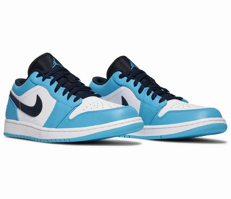 Hard surface running easy - clean running gear Men's Nike Air Jordan 1 Low (UNC)