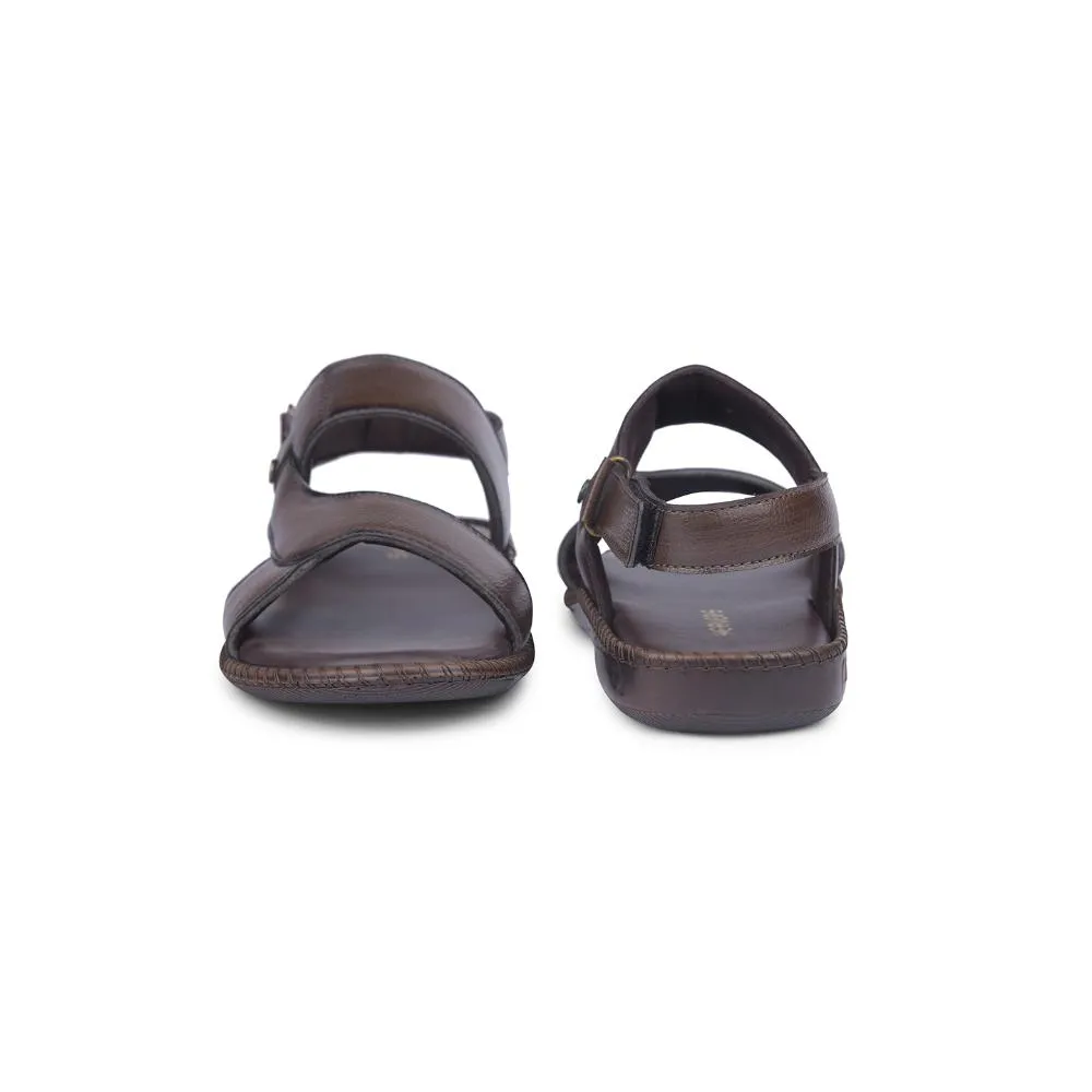 Healers Brown Casual Sandal For Men VCL-103 By Liberty Effortless Walking