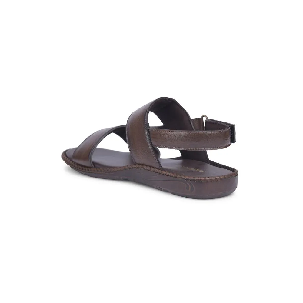 Mono Tone Healers Brown Casual Sandal For Men VCL-103 By Liberty