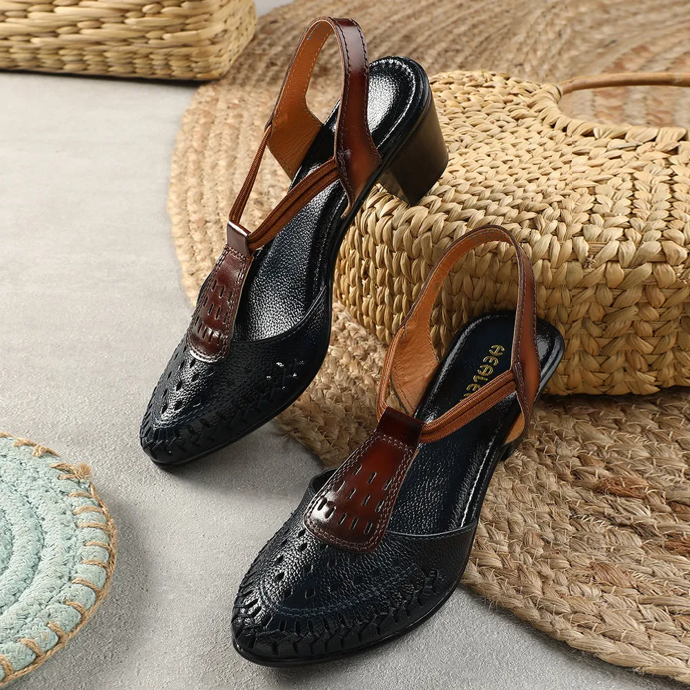 Walk Lightly Healers Navy Blue Sandal For Women TLO-41 By Liberty