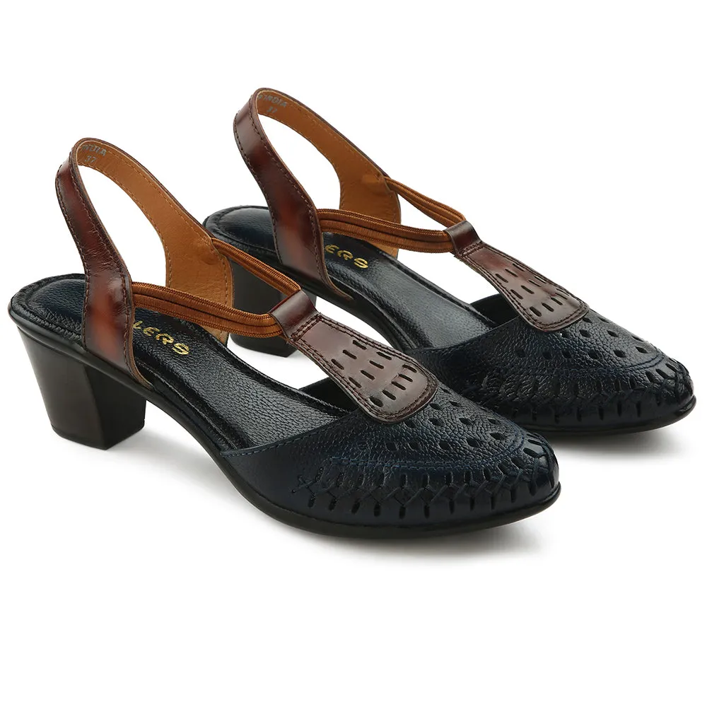 Healers Navy Blue Sandal For Women TLO-41 By Liberty Relaxed Footwear for Summer Fashion Sandals
