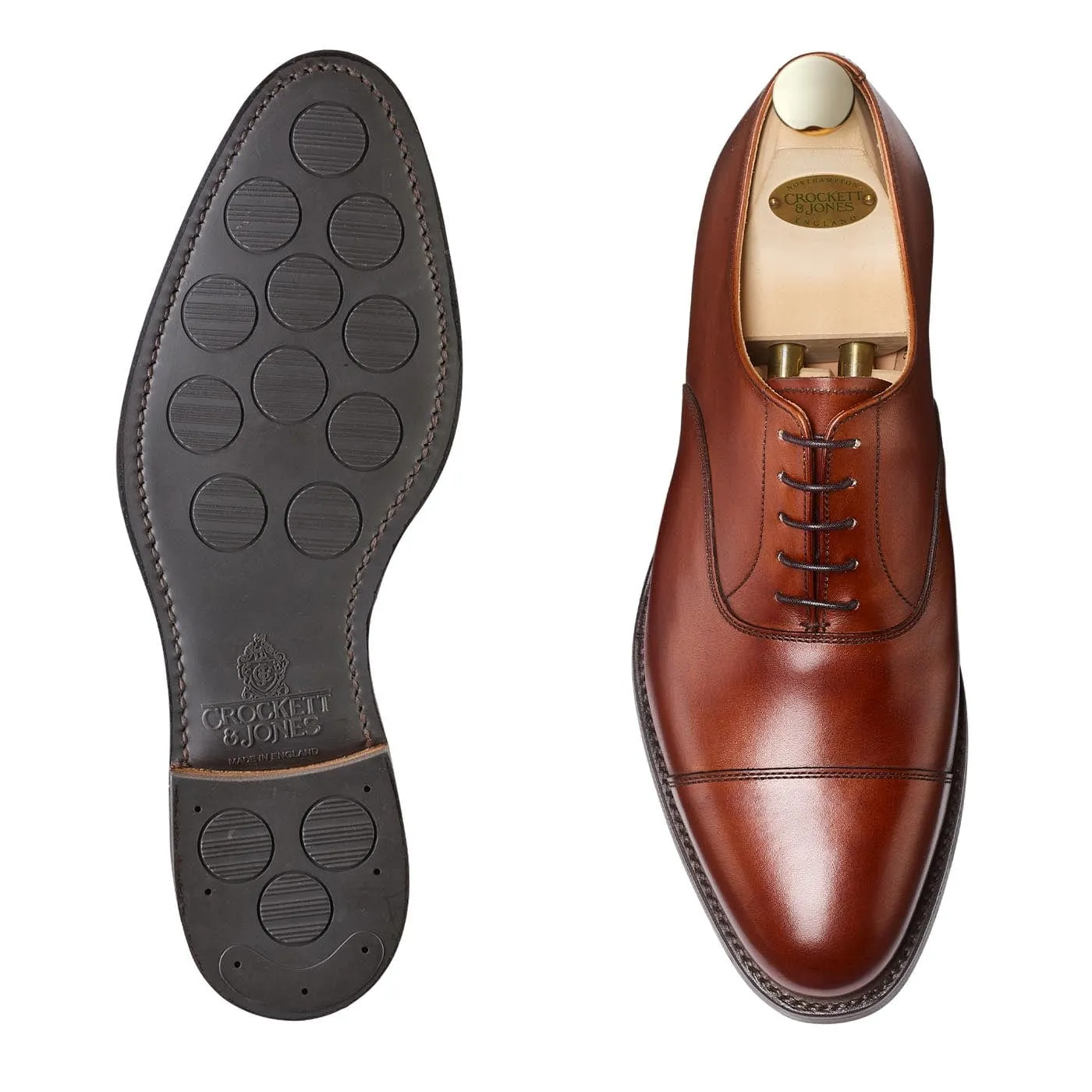 Connaught 2 Chestnut Burnished Calf (City Sole) Forever Sharp