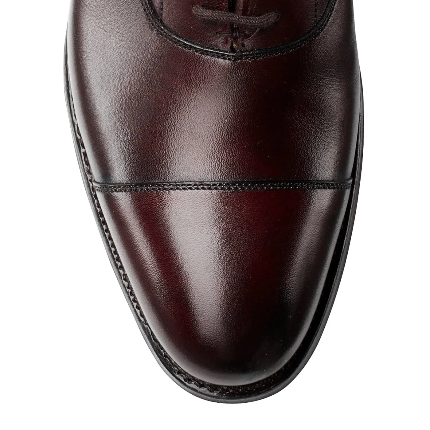 Olivia Burgundy Burnished Calf Padded Tongue Office Meeting