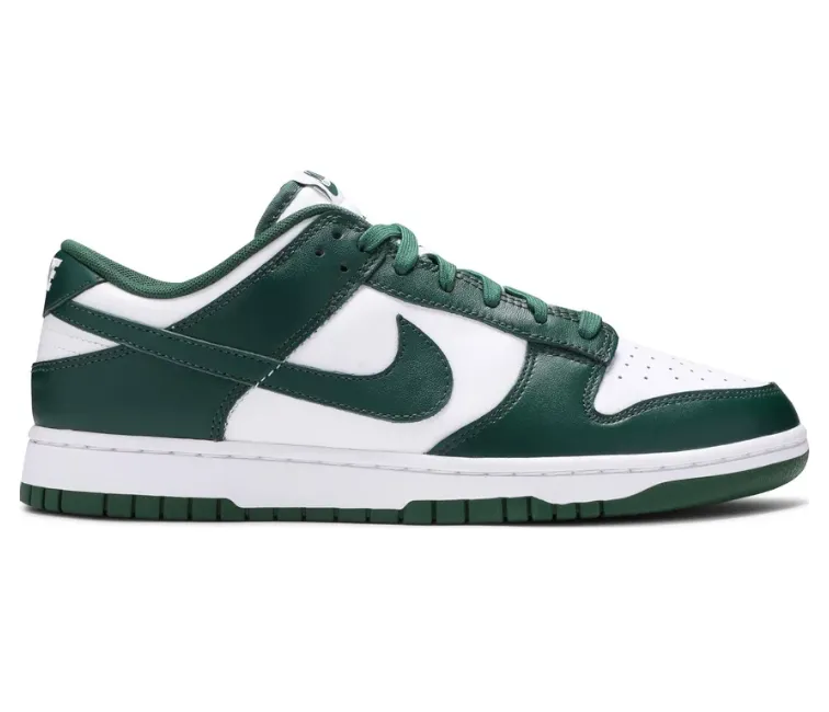 Men's Nike Dunk Low (Michigan State) exercise shoes