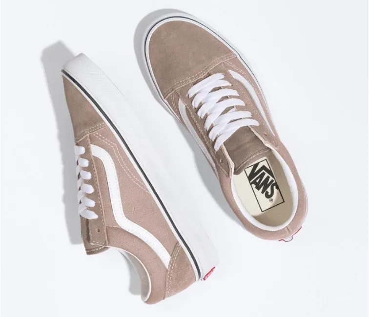 Vans Old Skool Unisex Nude (Etheria/White) TPU Outsole sandy terrain