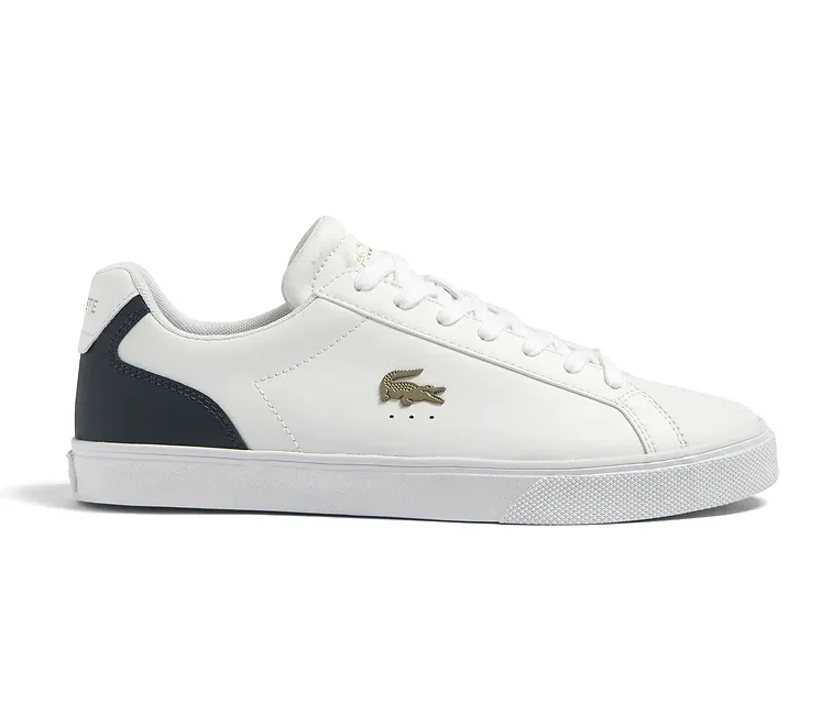 Lace Up Design Durable outsole Men's Lacoste Lerond Pro 123 3 CMA (White/Navy)