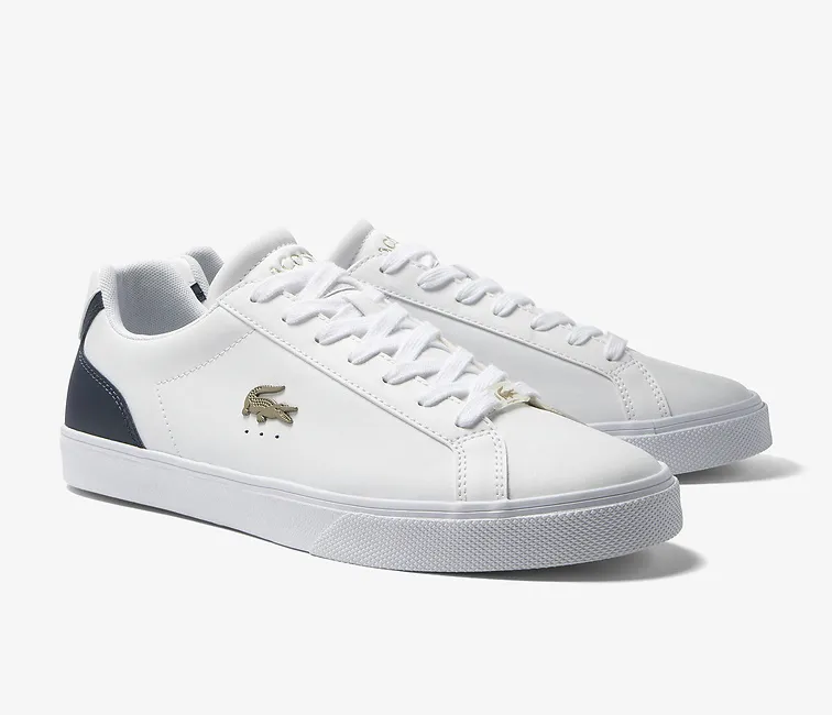 Men's Lacoste Lerond Pro 123 3 CMA (White/Navy) running in adventure races shoes Fit